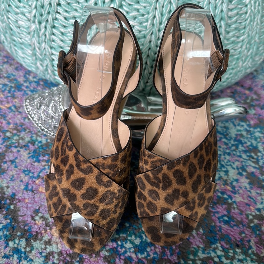🐆Veronica Beard Wynie Platform Sandals🐆 - Picture 5 of 14